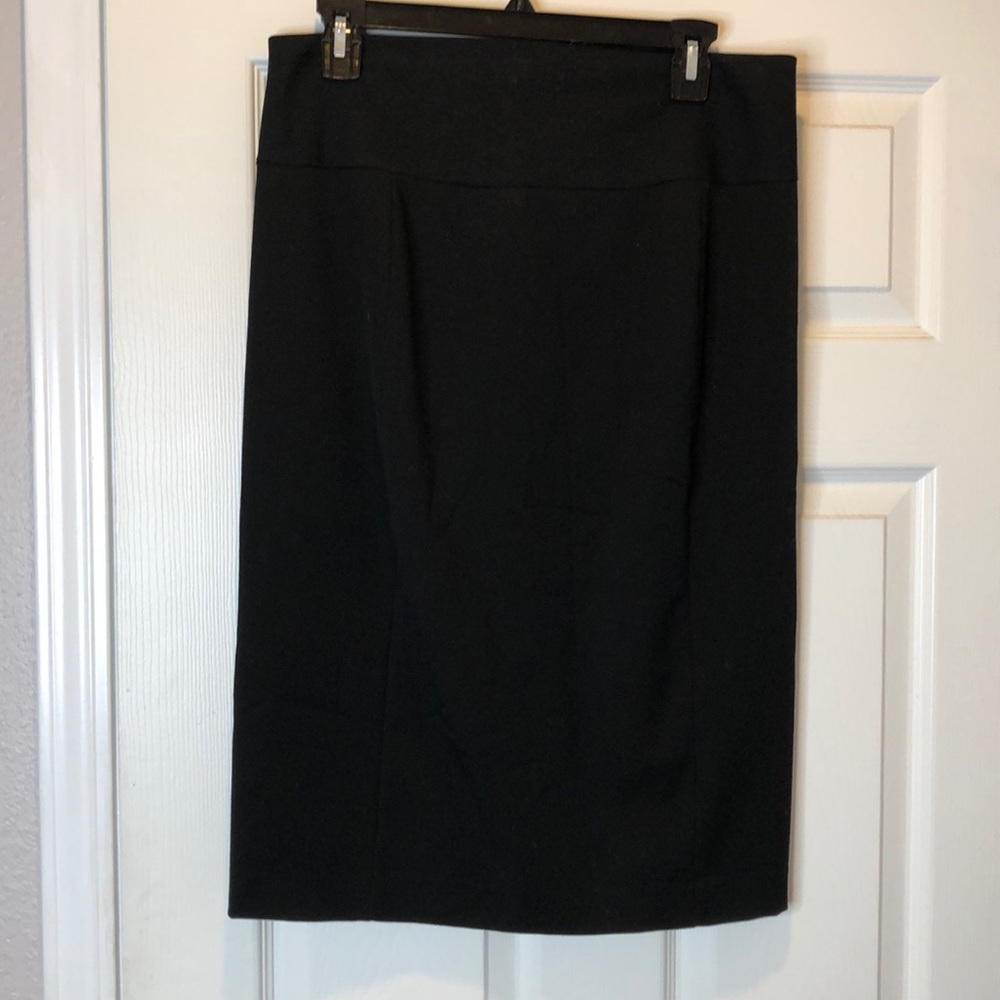 Express black high waisted skirt
